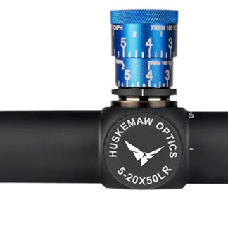 Huskemaw Optics 10520BDMB Blue Diamond  Black 5-20x50mm 30mm Tube, HuntSmart Reticle