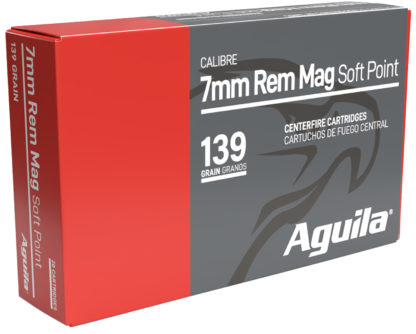 Aguila 80591AG   7mm Rem Mag 139gr InterLock Boat Tail Soft Point 20 Per Box/10 Case