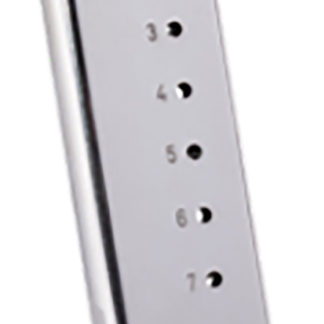Mec-Gar MGCO4507NPF 1911 Officers  7rd 45 ACP Nickel Carbon Steel