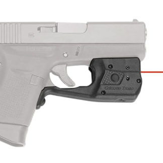 Crimson Trace 0152801 LL-803 Laserguard Pro  Black Red Laser Glock 42/43/43X/48
