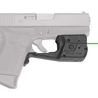 Crimson Trace 0158601 LL-803G Laserguard Pro  Black Green Laser Glock 42/43/43X/48