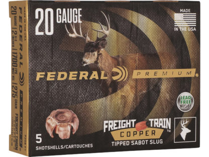Federal P208FT Premium Freight Train 20Gauge 2.75" SlugShot 5 Per Box/10 Case