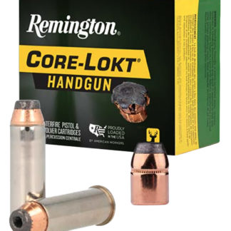Remington Ammunition R20231 Core-Lokt Handgun 10mmAuto 200gr Jacketed Hollow Point 20 Per Box/10 Case