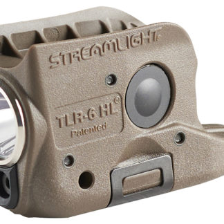 Streamlight 69341 TLR-6 HL Gun Light  Flat Dark Earth 300 Lumens White LED/Red Laser Glock 42/43/43X/48