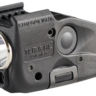 Streamlight 69343 TLR-6 HL Gun Light  Black 300 Lumens White LED/Red Laser Glock Gen 3/4/5
