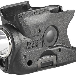Streamlight 69342 TLR-6 HL Gun Light  Black 300 Lumens White LED/Red Laser Smith & Wesson M&P Shield