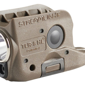 Streamlight 69351 TLR-6 HL G Gun Light  Flat Dark Earth 300 Lumens White LED/Green Laser Glock 42/43/43X/48