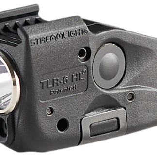 Streamlight 69352 TLR-6 HL G Fits S&W M&P Shield/Sig P365 Pistol/Compatible  w/ Glock 42/43, 300 Lumens, White LED Bulb, Green Laser, 130 Meters Beam, Black