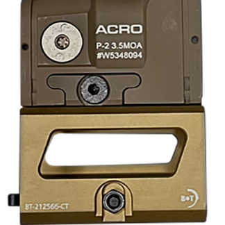 B&T Firearms AP200777FDEM Aimpoint ACRO P-2  Flat Dark Earth 1 x 0.59" x 0.59" 3.5 MOA Red Dot