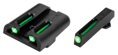 TruGlo TG131XT TFO  Green/Tritium/Fiber Optic Front Sight-Green/Tritium/Fiber Optic Rear Sight Springfield Armory XD