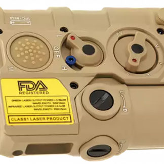 AGM Global Vision WLADCLA1T1 WLAD-1T  Tan Ultraviolet Laser & IR Pointer/Illuminator Coaxial Dual Laser White LED 300 Lumen