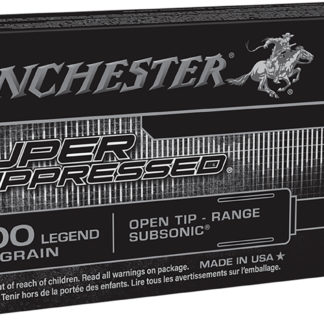 Winchester Ammo SUP400 Super Suppressed  400Legend 300gr Open Tip 20 Per Box/10 Case