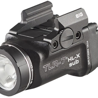 Streamlight 69504 TLR-7 HL-X SUB USB  Black 6000 Series Aluminum Sig P365/XL 1000 Lumens