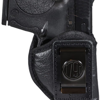 1791 Gunleather ECOSC1BLKR  Sub-Compact IWB Small Black Right Hand