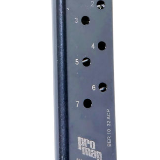 ProMag BER10   7rd 32 ACP Fits Beretta 3032 Tomcat Blued Steel