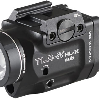 Streamlight 69466 TLR-8  Black Aluminum Glock 43x/48 1,000 Lumens Red Laser