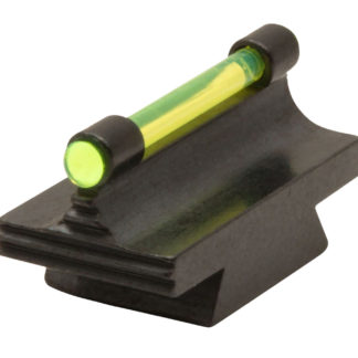 TruGlo TGTG95343RG Front Sight  Green Front Fiber Optic/Black Frame 3/8" Dovetail, .343" High