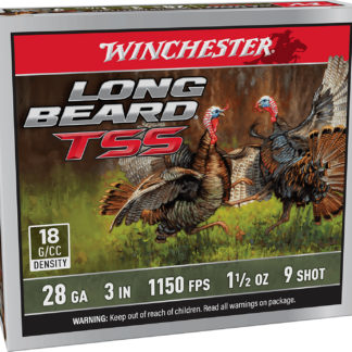 Winchester Ammo LBTSS2839 Long Beard TSS  28Gauge 3" 1 5/8oz Tungsten 9Shot 5 Per Box/10 Case