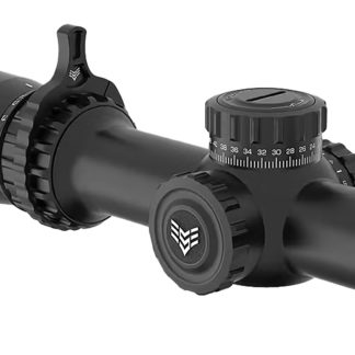 Swampfox Optics THK16241-RB Tomahawk II  Black 1-6x24mm 30mm Tube BDC Red Reticle