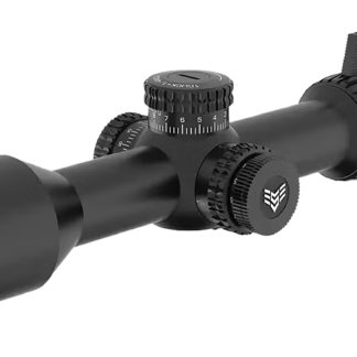 Swampfox Optics KTK21244-4M Kentucky  Black 2-12x44mm 30mm Tube Sharpshooter MOA Reticle