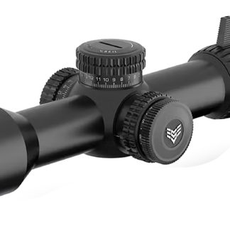 Swampfox Optics TWK52556-3M Warhawk  Black 5-25x56mm 34mm Tube Sharpshooter MOA Reticle