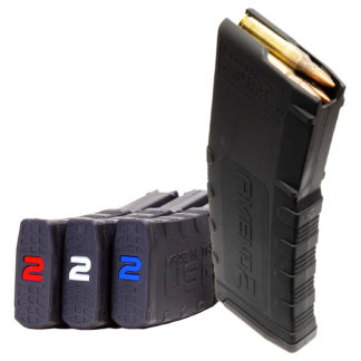 Amend2 3PACK556BLK30 MOD-2  30+1 5.56 NATO Fits AR-15 Red/White/Blue Polymer