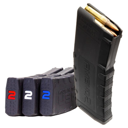 Amend2 3PACK556BLK30 MOD-2  30+1 5.56 NATO Fits AR-15 Red/White/Blue Polymer