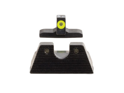 Trijicon 600895 HD XR Night Sight Set Green Tritium/Yellow Outline Front, Green Tritium Rear, Black Frame, Fits H&K VP9/45C/45C Tactical/P30/P30L/P30SK