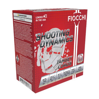 Fiocchi 12SD18X7 Shooting Dynamics  12Gauge 2.75" 1 1/8oz 7.5Shot 25 Per Box/10 Case