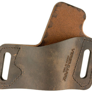 Versacarry WBOWB22 Protector S1 OWB Distressed Brown Leather Belt Slide Fits Browning Hi-Power Right Hand