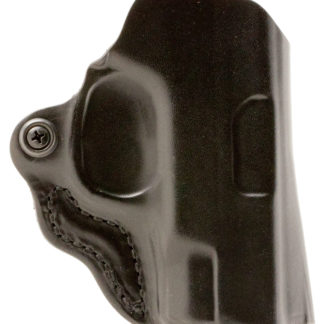 DeSantis Gunhide 019BAE1Z0 Mini Scabbard  OWB Black Leather Belt Slide Fits Glock 26/29 Right Hand