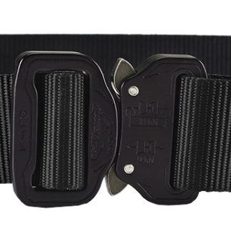 Galco CTBBKXL Cobra Tactical  Black Nylon 42"-45" 1.50" Wide Buckle Closure