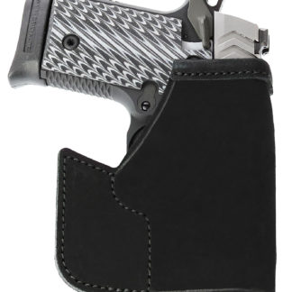 Galco PRO626B Pocket Protector  Black Leather Fits S&W Bodyguard/Charter Arms Undercover Ambidextrous