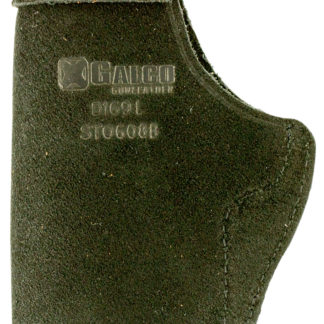 Galco STO600B Stow-N-Go  IWB Black Leather Compatible w/ Sig P365/P365 SAS/Glock 42 Belt Clip Mount Right Hand