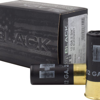 Hornady 86249 Black  12 Gauge 2.75" 00 Buck Shot 10 Per Box/ 10 Case