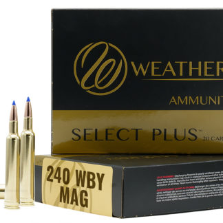 Weatherby B24080TTSX Select Plus  240WthbyMag 80gr Barnes Tipped TSX Lead Free 20 Per Box/10 Case