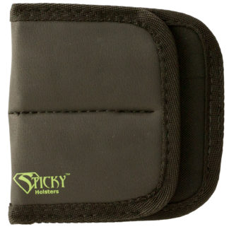 Sticky Holsters DSMP Dual Mag Pouch Double Black/Green Latex Free Rubber