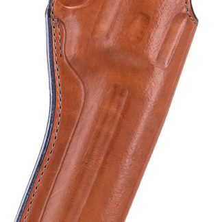 Bianchi 12678 111 Cyclone Belt Holster Size 03 OWB Open Bottom Style made of Leather with Tan Finish, Strongside/Crossdraw & Belt Loop Mount Type fits 4" Barrel S&W K-Frame for Right Hand
