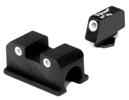 Trijicon 600505 Bright & Tough Night Sights  Green/Tritium White Outline Front Sight-Green/Tritium White Outline Rear Sight Walther Arms P99/PPQ/PPQ M2