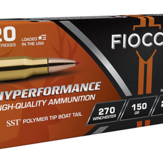 Fiocchi 270HSB Hyperformance  270Win 150gr Super Shock Tip 20 Per Box/10 Case