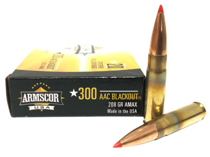Armscor FAC300AAC2N USA  300Blackout 208gr Hornady A-Max 20 Per Box/10 Case