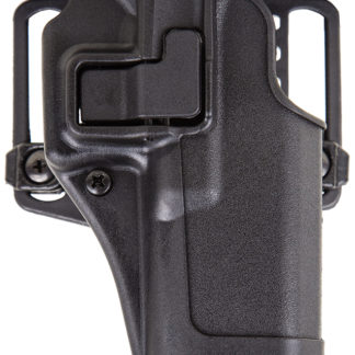Blackhawk 410513BKL Serpa CQC  OWB Size 13 Matte Black Polymer Belt Loop/Paddle Compatible w/Glock 20/21/37/S&W M&P/M&P Pro Left Hand