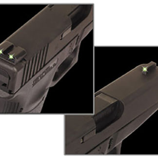 TruGlo TG231X Tritium  Black | Green Tritium Front Sight Green Tritium Rear Sight