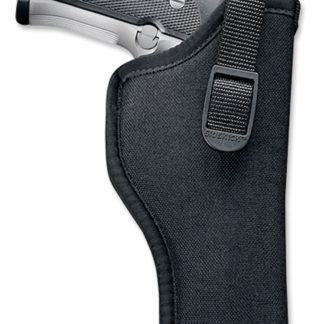 Uncle Mike's 81021 Sidekick Hip Holster OWB Size 02 Black Cordura Belt Loop Fits Med/Large DA Revolver Right Hand