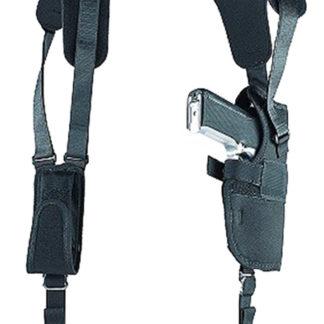 Uncle Mike's 83051 Sidekick Vertical Shoulder Holster Shoulder Size 05 Black Cordura Harness Fits Large Semi-Auto Fits 4.50-5" Barrel Right Hand