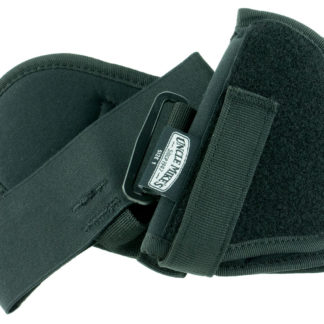 Uncle Mike's 88211 Ankle Holster Ankle Size 01 Black Kodra Nylon Velcro Fits .32-.380 Cal Med. Semi-Auto Fits 3-4" Barrel Right Hand