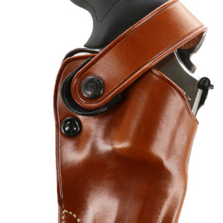 Galco DAO186 DAO  OWB Tan Leather Belt Slide Fits Ruger Alaskan Right Hand