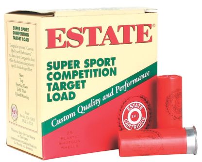 Estate Cartridge SS12L175 Super Sport Competition Target 12Gauge 2.75" 1oz 7.5Shot 25 Per Box/10 Case