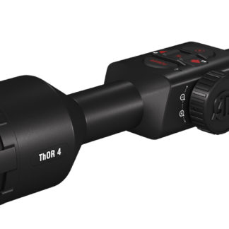 ATN TIWST4382A Thor 4 384 Thermal Rifle Scope Black Anodized 2-8x Multi Reticle 384x288, 60Hz Resolution Features Rangefinder