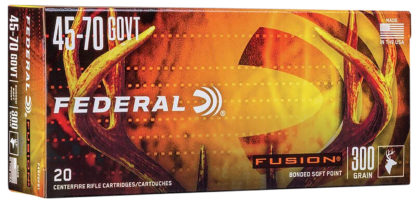 Federal F4570FS1 Fusion  45-70Gov 300gr Bonded Soft Point 20 Per Box/10 Case
